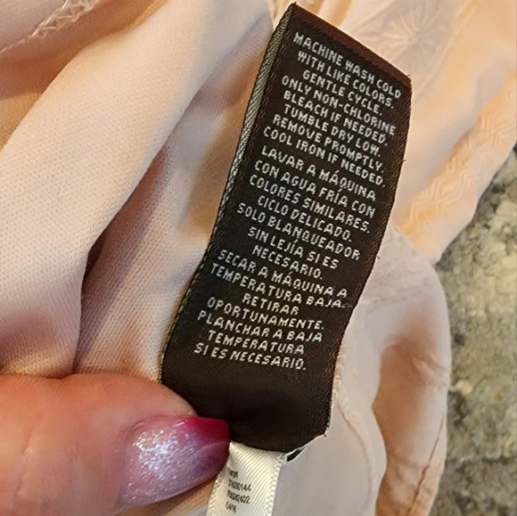 Knox Rose Pink embroidered sleeveless dress. Size XL. Rayon. - Picture 16 of 16